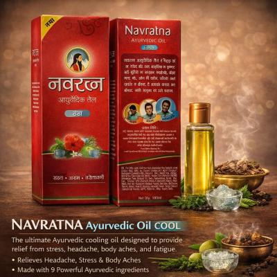 NAVRATNA AYURVEDIC COOL OIL